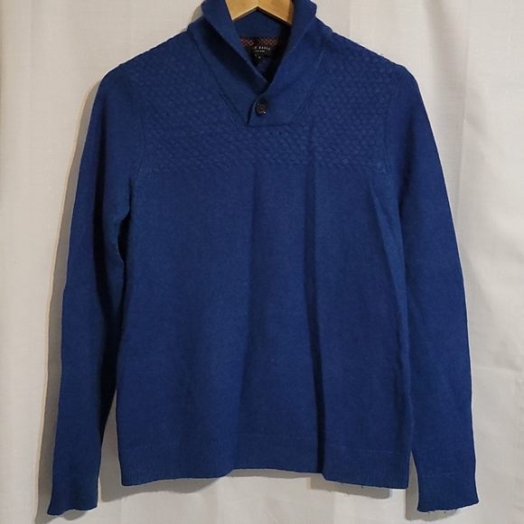 Ted Baker London Other - Ted Baker blue sweater with criss cross detailing